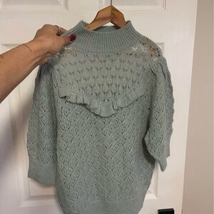 RW&CO. Light Green Women's Knit Sweater